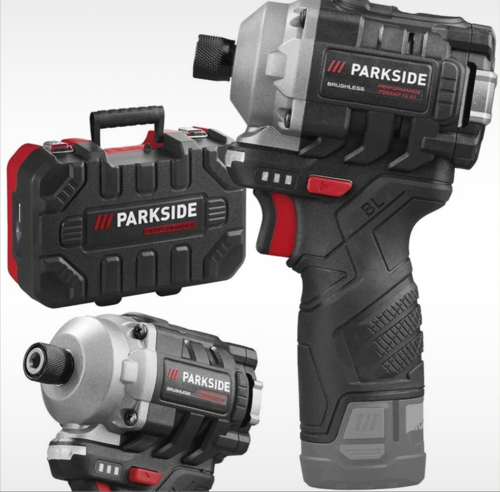 Destornillador de impacto Parkside Performance 12V 170Nm