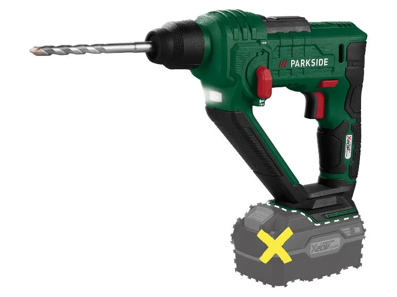 Martillo perforador recargable 20 V PARKSIDE